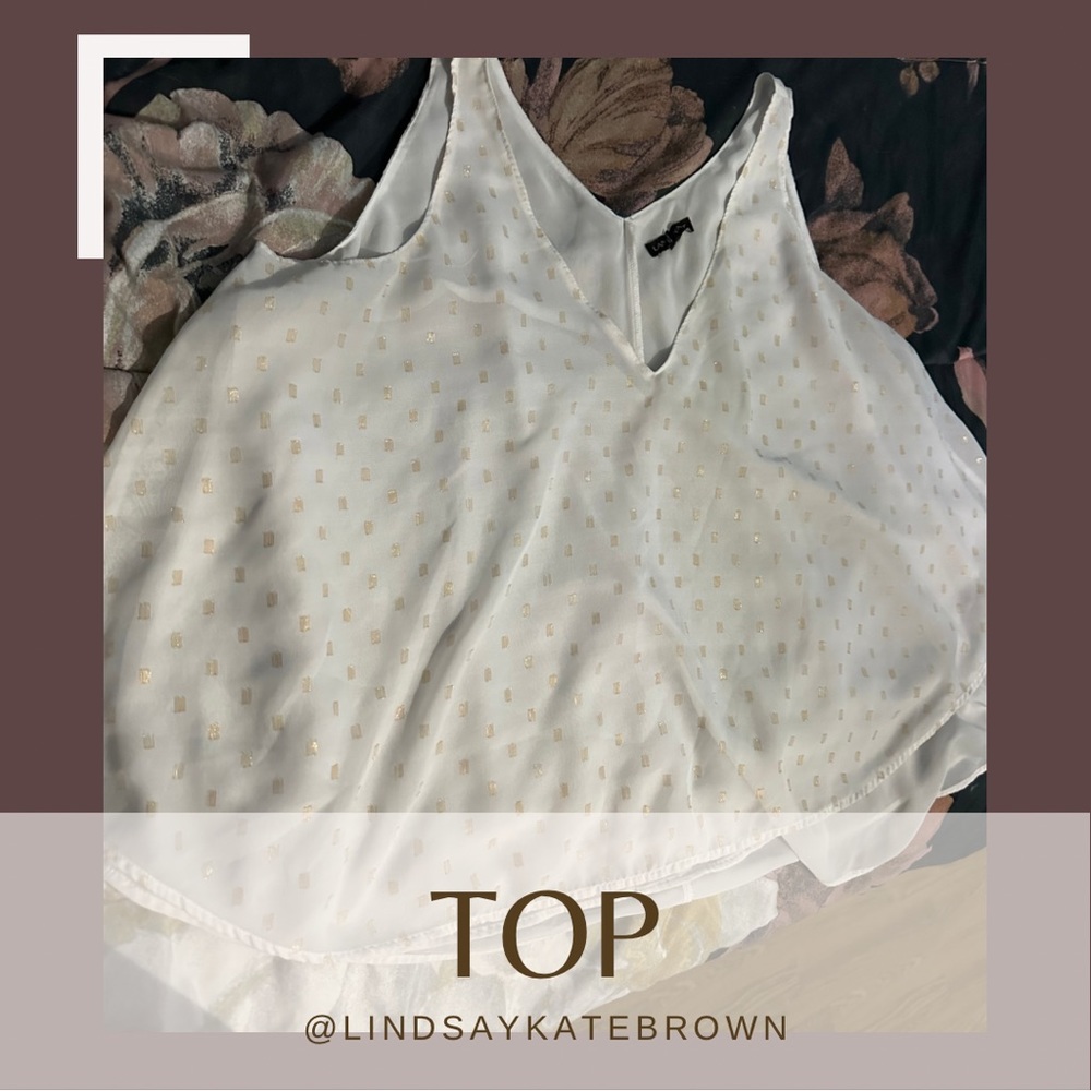 Lane Bryant Sleeveless Flowy Blouse